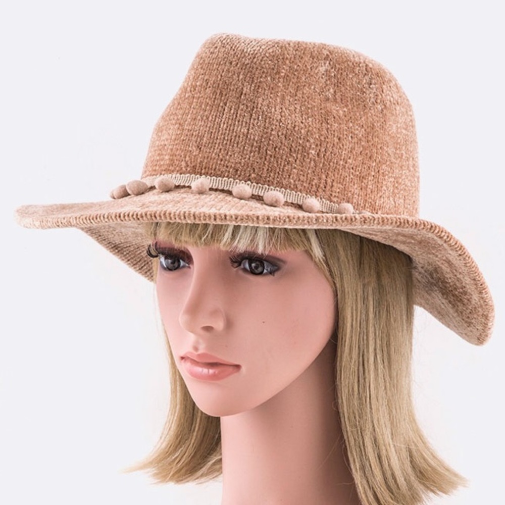 Velvet Fashionable Hat